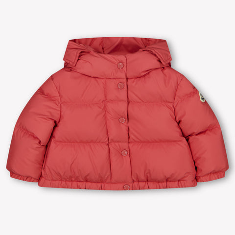 Moncler Laurie Baby Girls Winter Jacket  Dark Pink