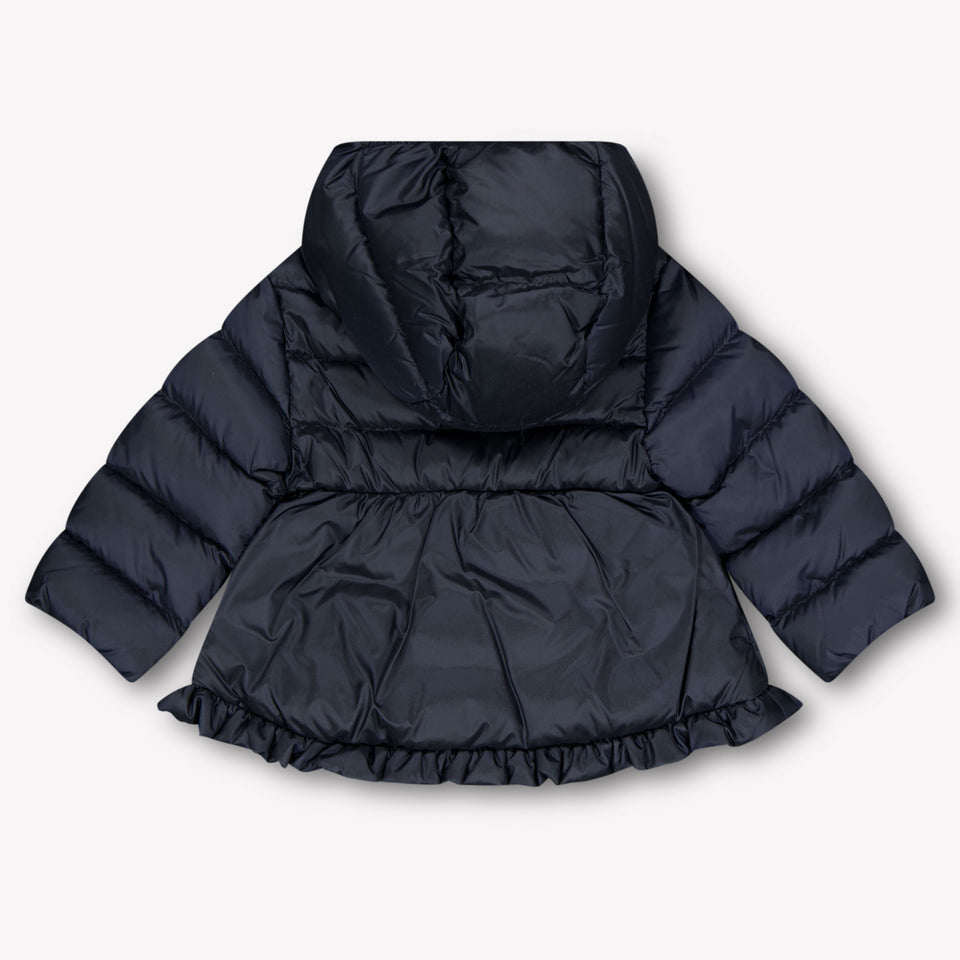 Moncler Odile Baby Meisjes Winterjas In Navy