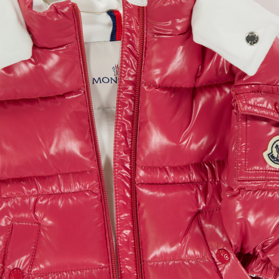 Moncler Maire Baby Girls Winter Jacket  Fuchsia