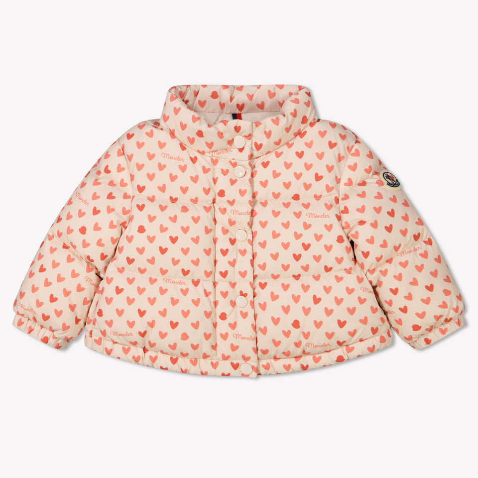 Moncler Bashira Baby Girls Winter Jacket  Offwhite