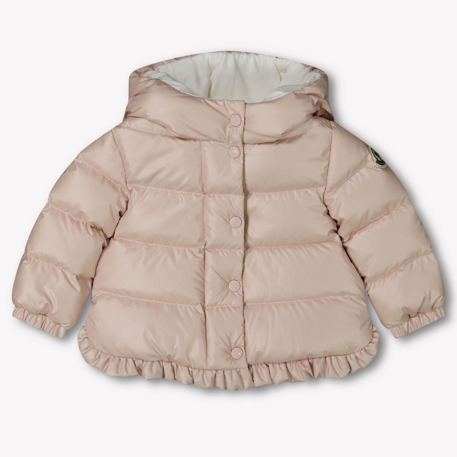 Moncler Tazui Baby Meisjes Winterjas In Licht Roze