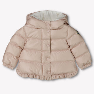 Moncler Tazui Baby Meisjes Winterjas In Licht Roze