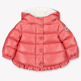 Moncler Tazui Baby Meisjes Winterjas In Donker Roze