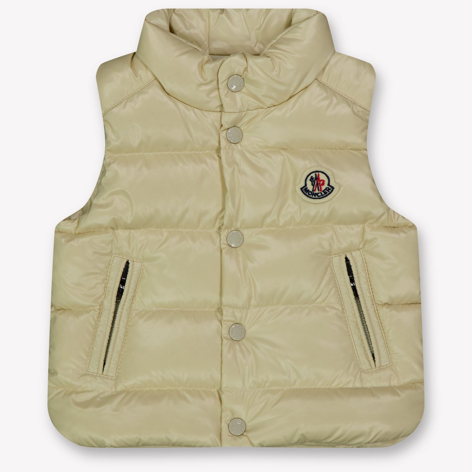 Moncler Bernard Baby Boys Body Warmer  Light Beige