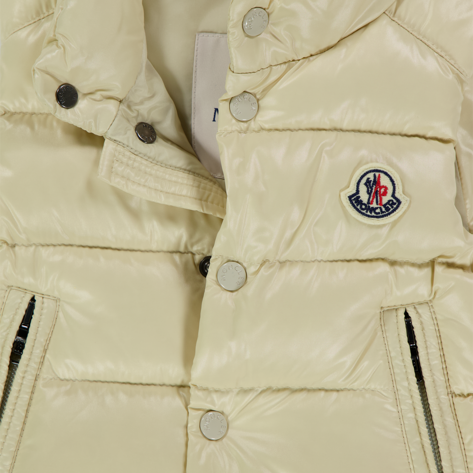 Moncler Bernard Baby Boys Body Warmer  Light Beige