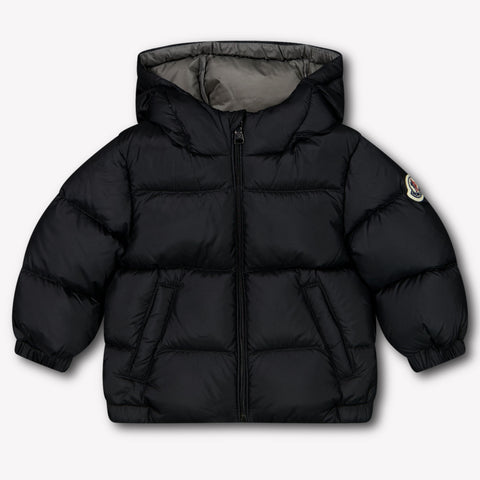 Moncler New Macaire Baby Jongens Winterjas In Zwart