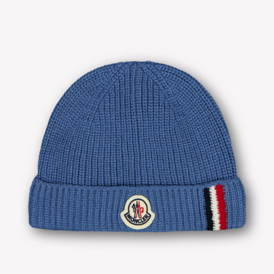 Moncler Baby Boys Beanie in Light Blue