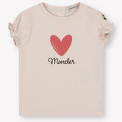 Moncler Baby Girls T-Shirt  Light Pink