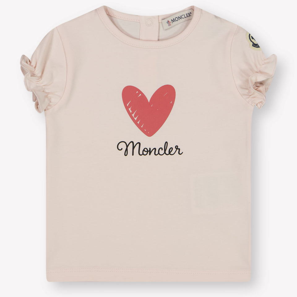 Moncler Baby Girls T-Shirt  Light Pink
