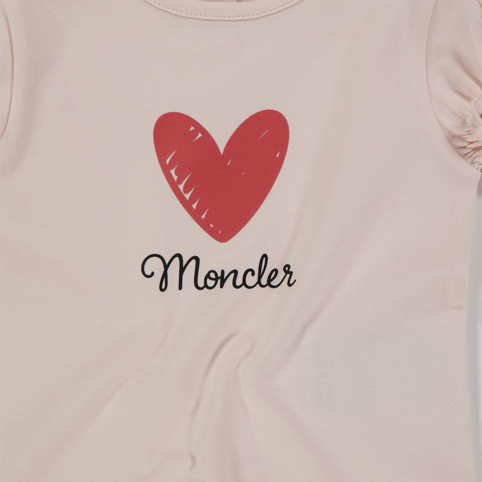 Moncler Baby Girls T-Shirt  Light Pink