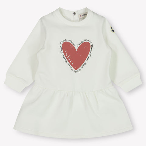 Moncler Baby Girls Dress  Offwhite