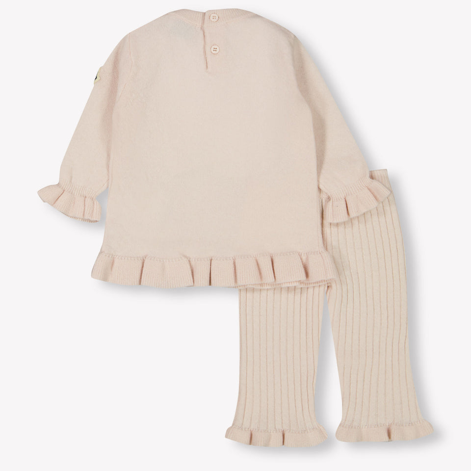 Moncler Baby Meisjes Setje In Licht Roze