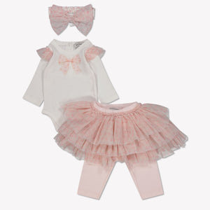 MonnaLisa Baby Meisjes Boxpakje in Licht Roze