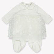 MonnaLisa Baby Meisjes Boxpakje in Off White