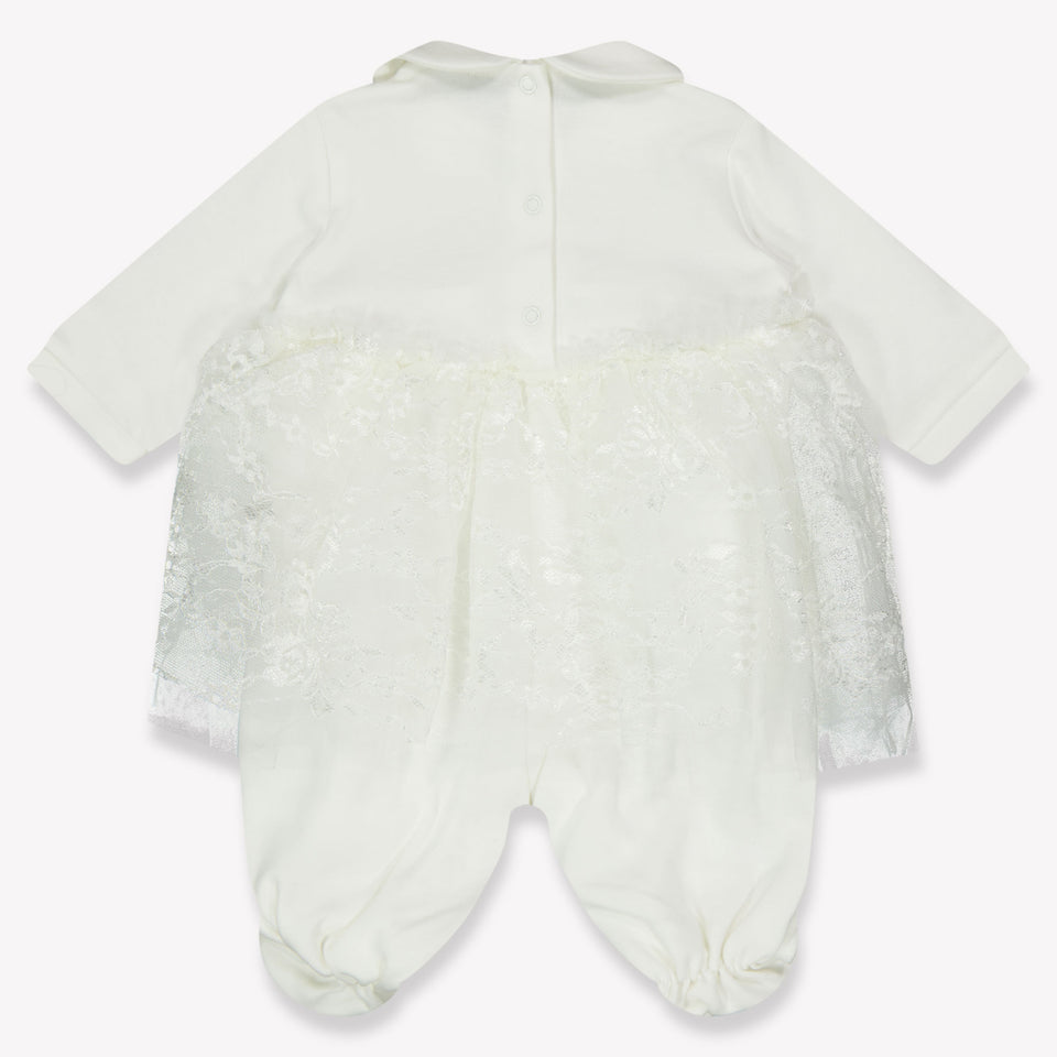 MonnaLisa Baby Meisjes Boxpakje in Off White