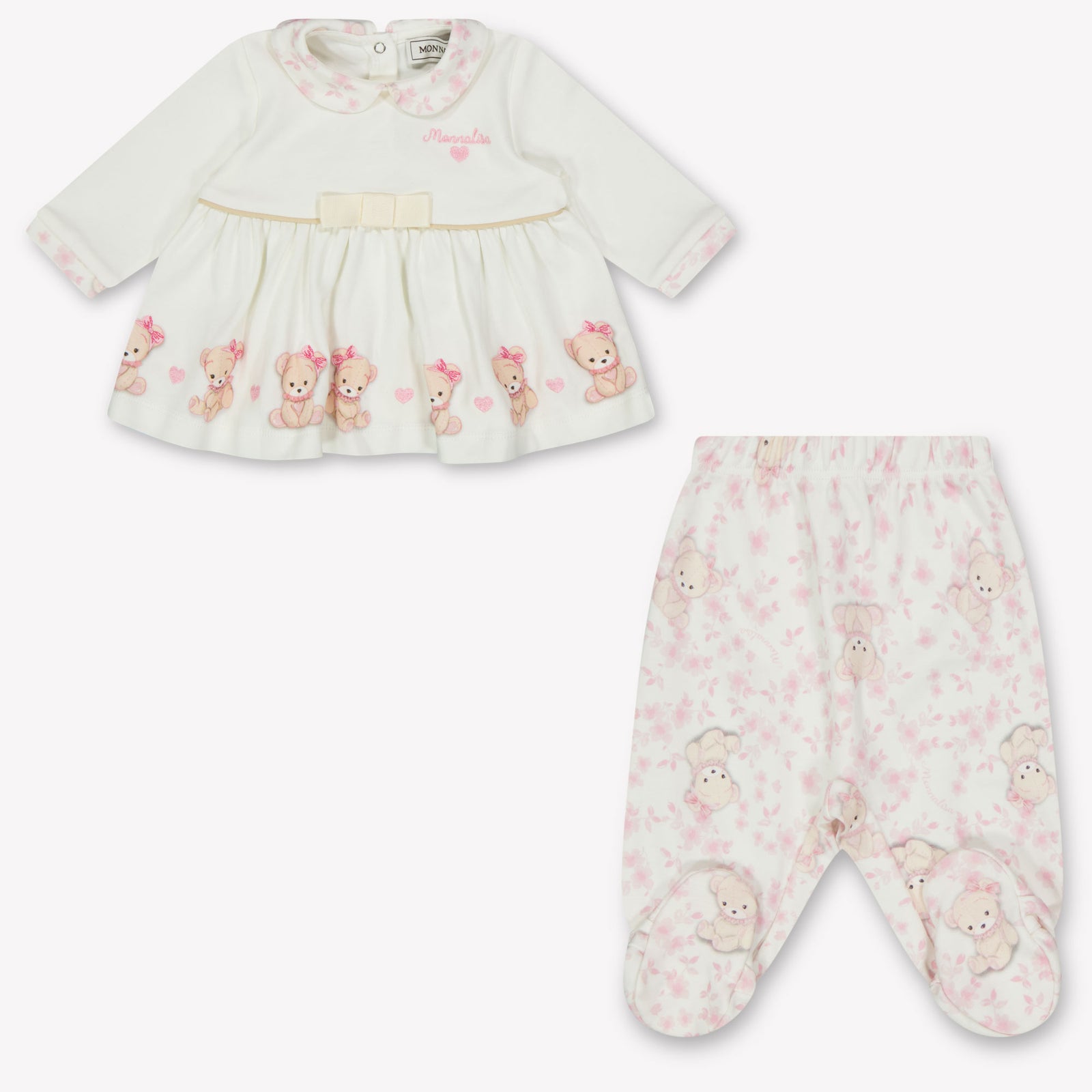 MonnaLisa Baby Meisjes Boxpakje in Off White