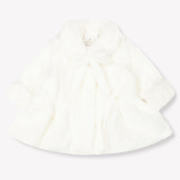 MonnaLisa Baby Meisjes Faux Fur Jassen in Off White