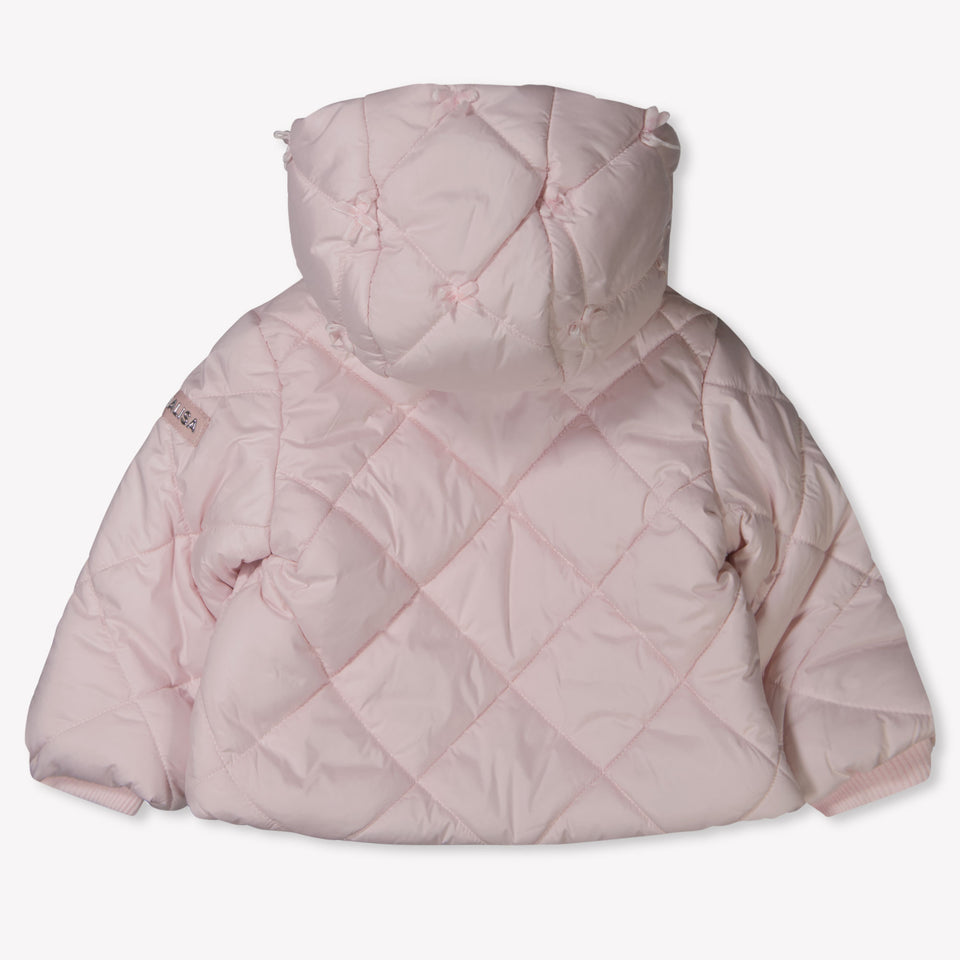 Monnalisa Baby Girls Winter Jacket  Light Pink