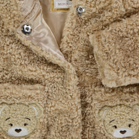 Monnalisa Baby Girls Jackets  Beige