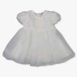 MonnaLisa Baby Meisjes Jurk in Off White
