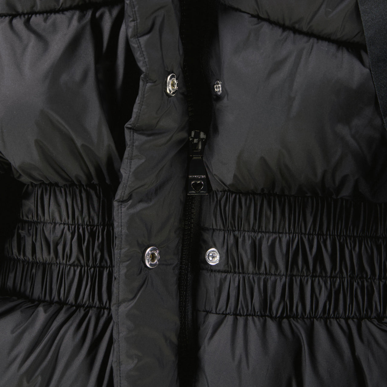 Monnalisa Kids Girls Winter Coat  Black