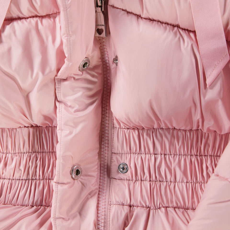 Monnalisa Kids Girls Winter Coat  Pink
