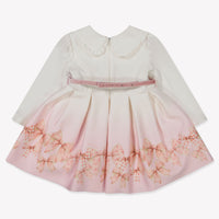 MonnaLisa Baby Meisjes Jurk in Licht Roze