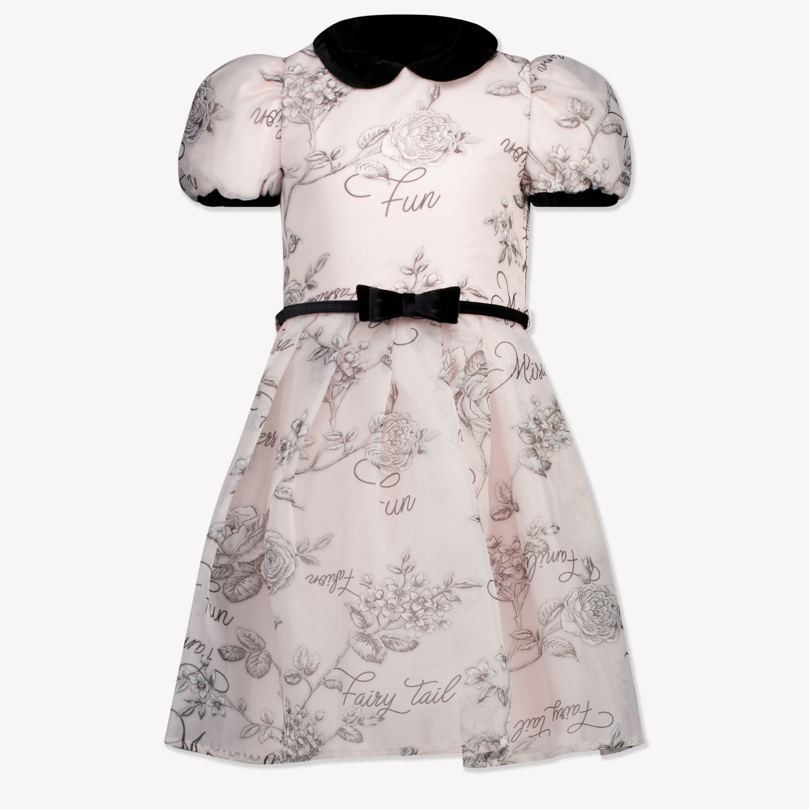 Monnalisa Kids Girls Dress Light Pink