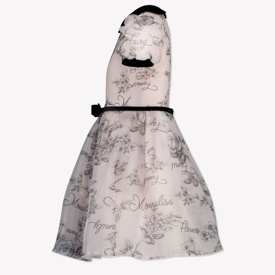 Monnalisa Kids Girls Dress Light Pink