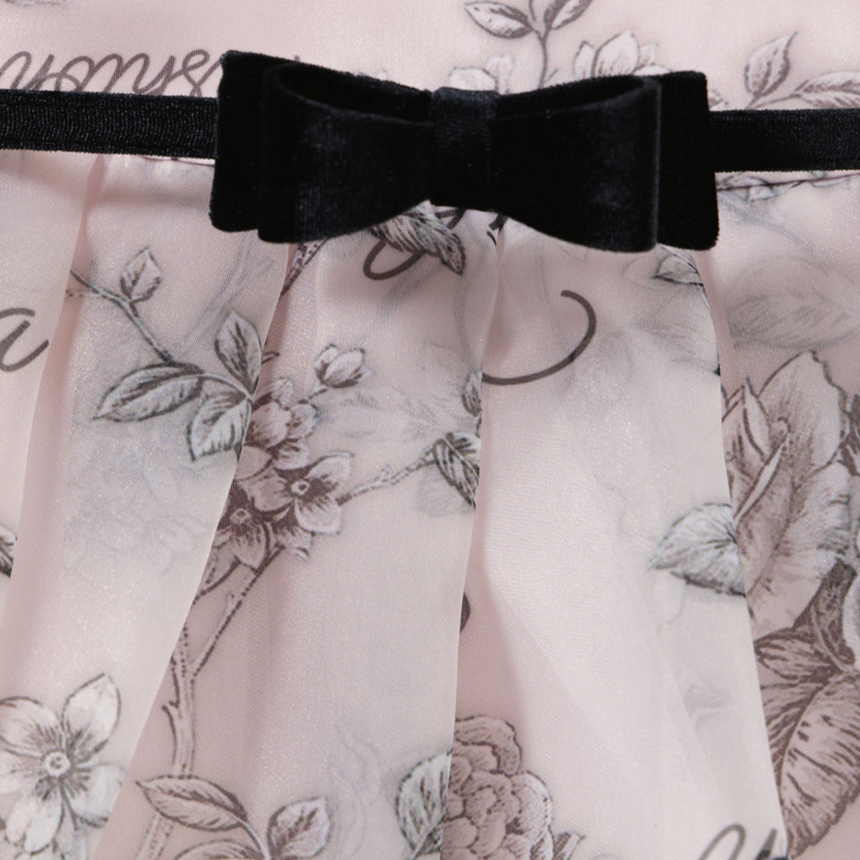 Monnalisa Kids Girls Dress Light Pink