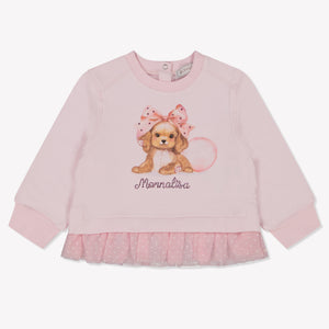 MonnaLisa Baby Meisjes Trui in Licht Roze