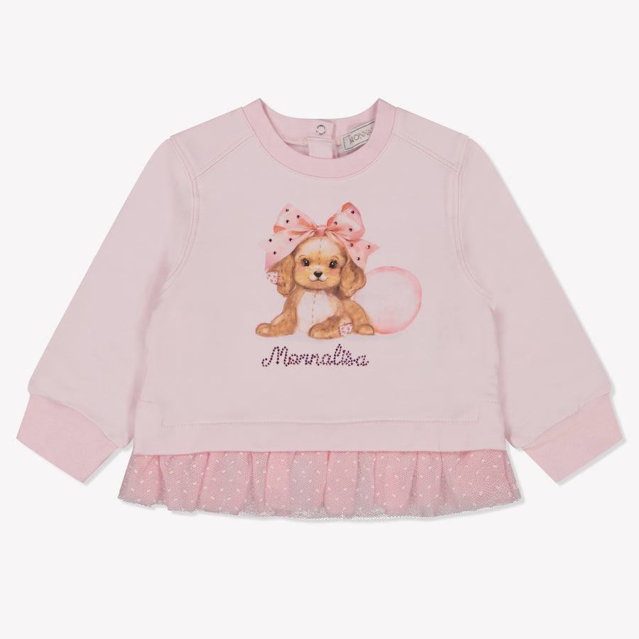 MonnaLisa Baby Meisjes Trui in Licht Roze