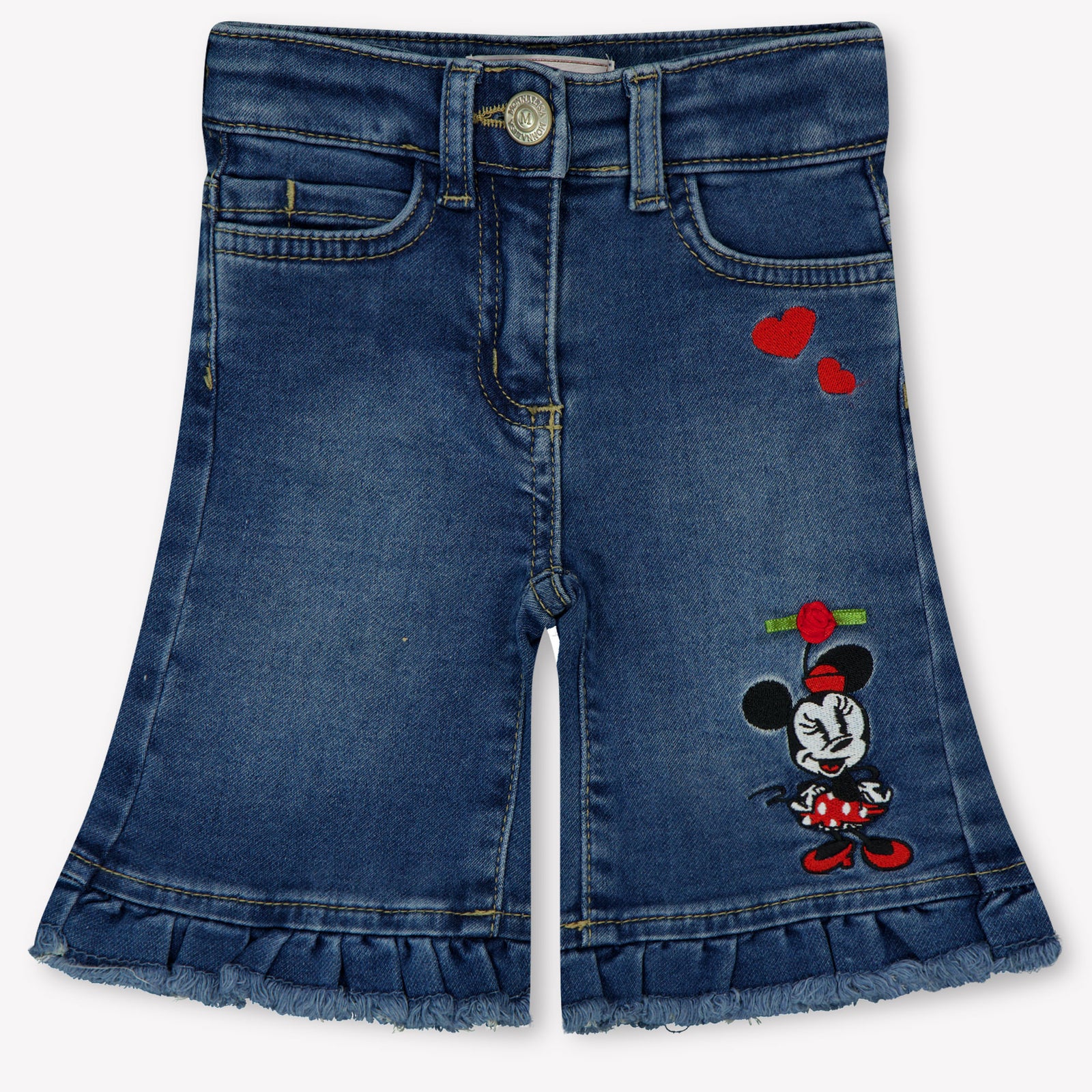 MonnaLisa Baby Meisjes Jeans in Blauw