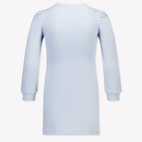 MonnaLisa Kinder Meisjes Jurk in Licht Blauw