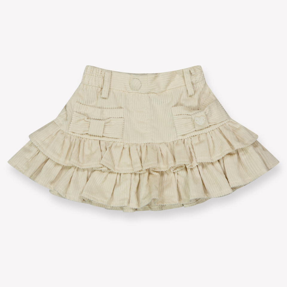 Monnalisa Baby Girls Skirt  Beige