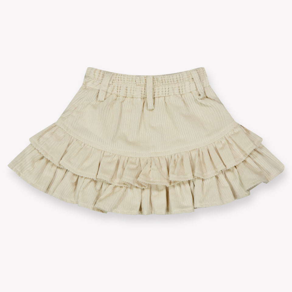 Monnalisa Baby Girls Skirt  Beige