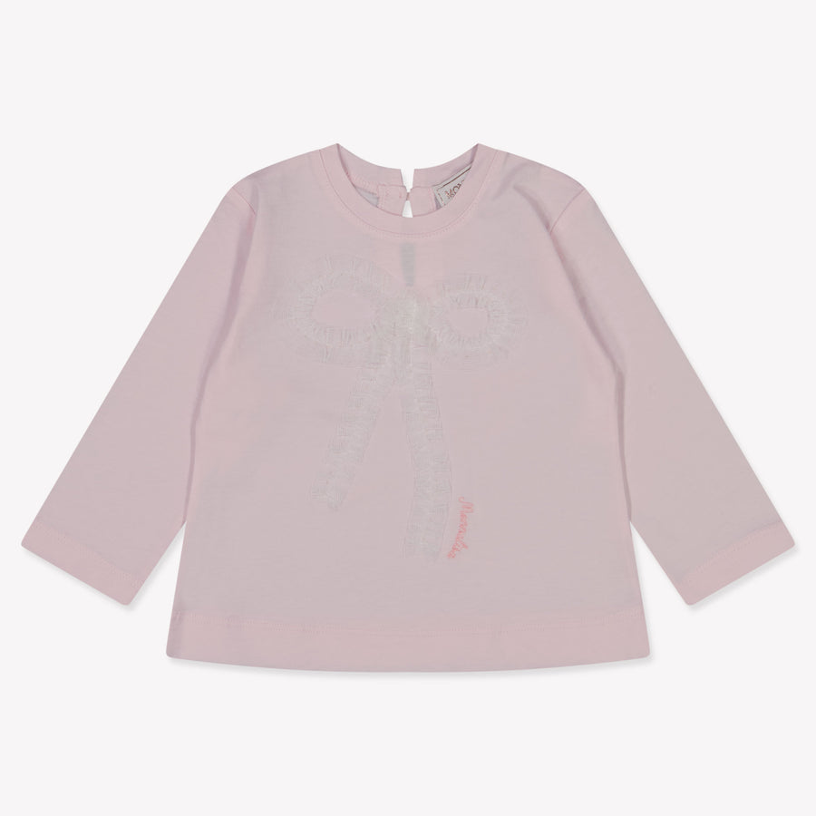 MonnaLisa Baby Meisjes T-Shirt in Licht Roze
