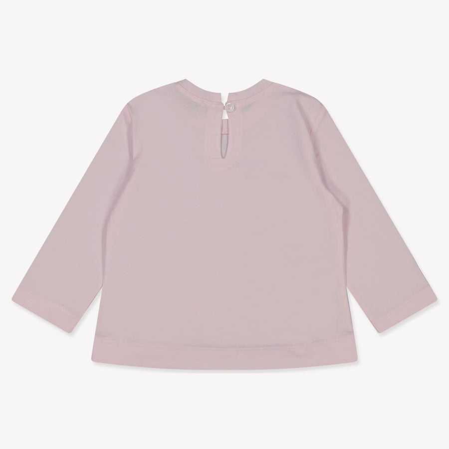 MonnaLisa Baby Meisjes T-Shirt in Licht Roze