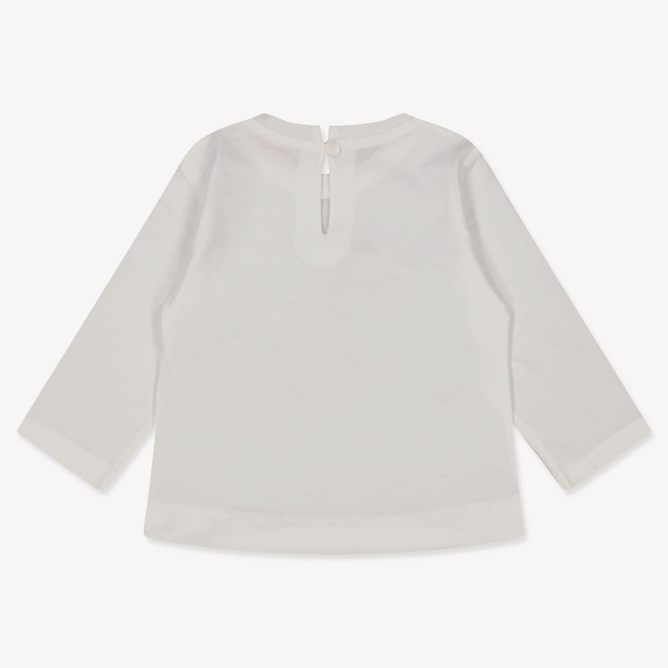 Monnalisa Baby Girls T-Shirt  Offwhite