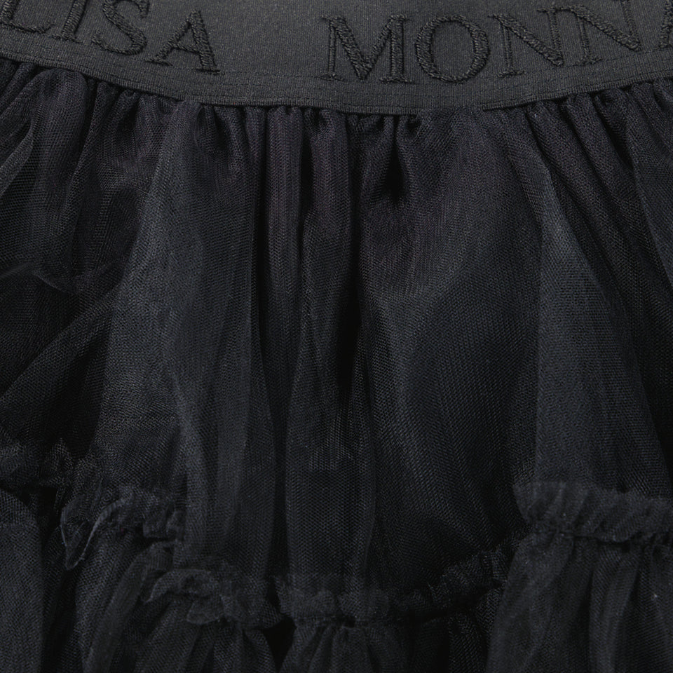 Monnalisa Kids Girls Skirt Black