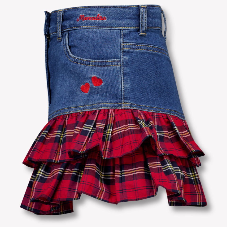 Monnalisa Kids Girls Skirt Jeans