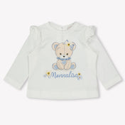 Monnalisa Baby Girls T-Shirt  Offwhite