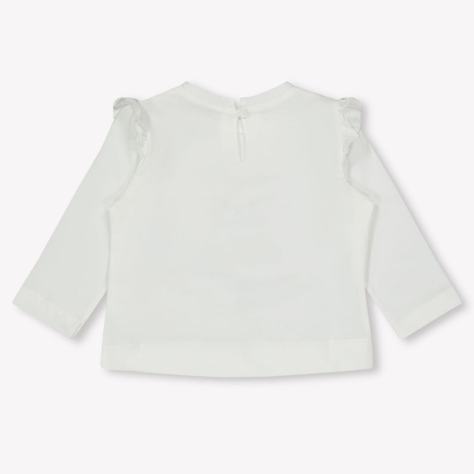 Monnalisa Baby Girls T-Shirt  Offwhite