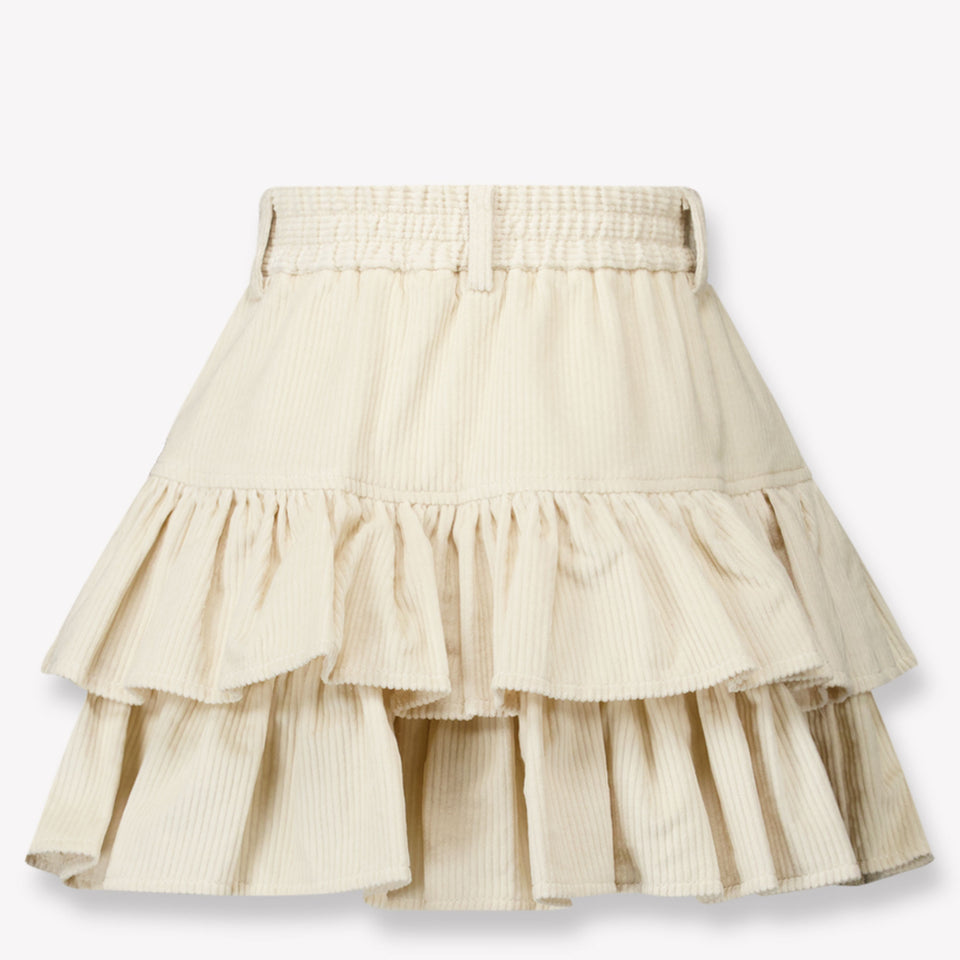 Monnalisa Kids Girls Skirt Beige