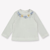 MonnaLisa Baby Meisjes T-Shirt in Off White
