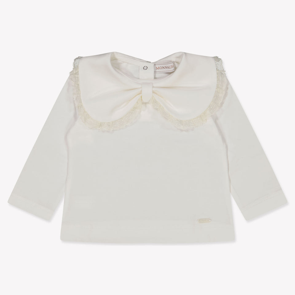 Monnalisa Baby Girls T-Shirt  Offwhite