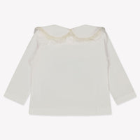 MonnaLisa Baby Meisjes T-Shirt in Off White