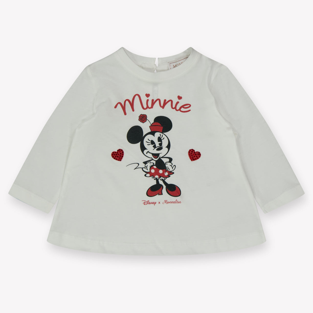 MonnaLisa Baby Meisjes T-Shirt in Off White
