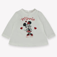 MonnaLisa Baby Meisjes T-Shirt in Off White