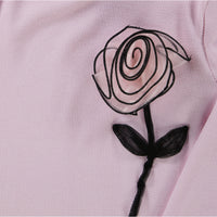 MonnaLisa Kinder Meisjes T-Shirt in Licht Roze